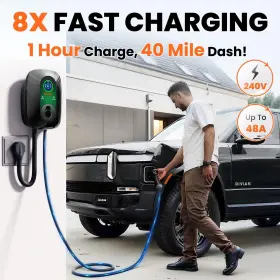 Rm-ev-w001 Romaa Level 2 Ev Charger 48amp 240v Nema 14-50 Plug J1772 Charge #3
