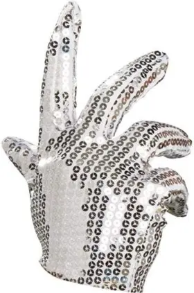 8488 Rubies Std Michael Jackson Sequin Glove