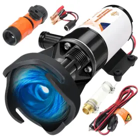 Rv12v12 Rvmonstershop Pwb-1 Rv Macerator Pump For Gpm Quick Release Portable
