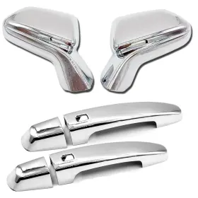 Clcmrzb-1982 S Sizver 1460s Signature Triple Chrome Plated 2pcs Full Side Door Mirror Handle Covers Set C