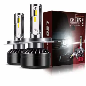 L0212-006 Saber-x Led Headlight Conversion D6 Csp Adj Beam Light With Fans 6000lm 6000k Cool White