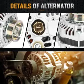 Bsalt131bu Sabz Co. Alternator Replacement Compatible With 2007 2008 Honda L4 1.5l Replace A0 #3