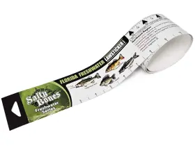 Salty Bones 724416045133 Florida Freshwater Lawsticker - 36 Inch Sticker Ruler Made In The