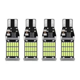Samwingear-dcd4pcs01 Samwingear 4pcs 921 Led Reverse Light Bulb T15 T10 912 W16w 4014 Ice Blue