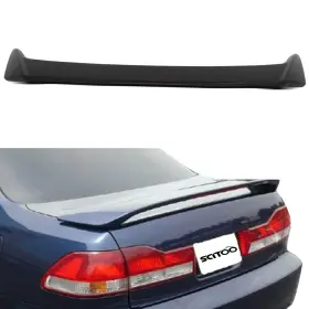 Scitoo 118262-5206-1732585231 Matte Black Rear Trunk Spoiler Wing With 3rd Brake Light Fits For 1998