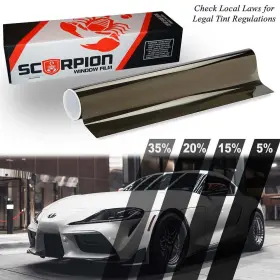 Cp15b20 Scorpion Window Tint Carbon Plus Series 2-ply 15% 20 X 100 Roll