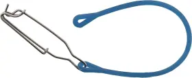 Scotty 062017003719 #371 Downrigger Weight Snubber With Trolling Snap Blue One Size Black