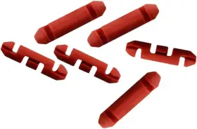 Scotty 062017520087 #2008 Auto Stopper Beads For Braided Line 6-pack Red 6 Pack