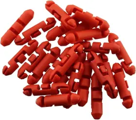 620080 Scotty #2008-24 Auto Stopper Beads For Braided Line 24-pack Red