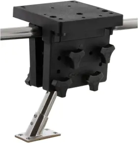 620273 Scotty #2027 Stanchion Rail Mount For Downriggers One Size Beige