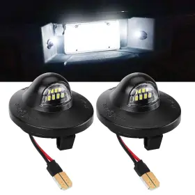 Ussguznk-01x Seadear 2pcs Full Led License Plate Light Tag Lamp Assembly Compatible With Ford F150
