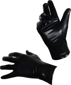 Seeksmile 313088322354 Adult Unisex Shiny Metallic Spandex Gloves Halloween Cosplay Costume H