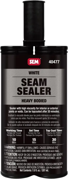 Sem 646786404771 40477 White Heavy Bodied Seam Sealer 7 Oz
