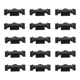 51132752145 Shibeiparts 15pcs Headlight Trim Ring Clips Fit For Mini 0.5 Inches Black