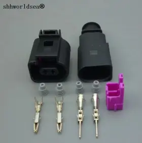 1j0973702 Shopsmart Hub 313109338319 1pcs 2pin 1.5mm 1j0973802 Auto Temp Sensor Plug Deflation Valve W #2