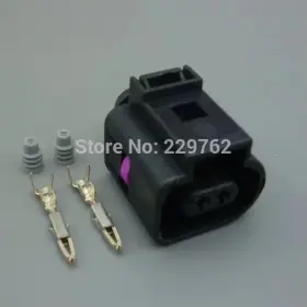 1j0973702 Shopsmart Hub 313109338319 1pcs 2pin 1.5mm 1j0973802 Auto Temp Sensor Plug Deflation Valve W
