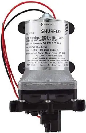 4008-101-a65 Shurflo 707565814003 New 3.0 Gpm Rv Water Pump Revolution 12v #2