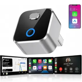 Sinader Ca525 Wireless Carplay Adapter For Iphone 2-in-1 Usb Car
