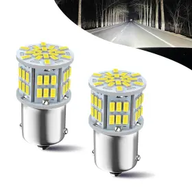 Sin222 Sinytuto 2 Pcs Car 1156 Led Single Contact Turn Signal Ba15s 1141 1073 2396 7506 1003