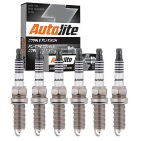 0e9pgvt67b19137pkve5nr78y0 Sixity Auto 6 Pc Autolite Double Platinum Spark Plugs Compatible With Jeep Wrangler 3.6l