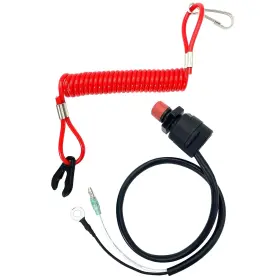 6e9-82575-01 Skarummer Boat Engine Emergency Stop Switch Safety Tether Lanyard Replacement For
