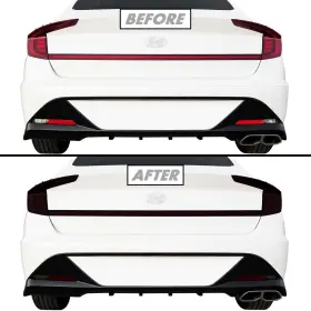 Hyu-son-2022-tl Slickmod Precut Vinyl Smoke Tint For 2020-2022 Hyundai Sonata Tail Light 1.