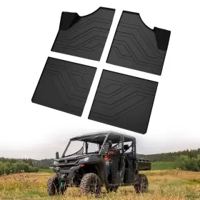 Kti-031010-002 Slorimod Tpe Front And Rear Floor Mats For Cfmoto Uforce 1000 Xl 2022-2025 Non-slip Fro