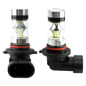 Slykew Sly97 2 Pack 9005/9006 Led Car Fog Light Bulb 12v 100w Low Beam Lights 6500k Fron