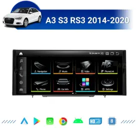 Smart Head Unit 725792802655 For Audi A3 S3 Rs3 2014-2020 12.3 Inch Screen Android 13