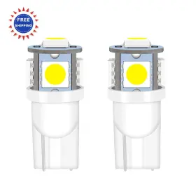 Smilfuy-smfy-117 Smilfuy 2pcs 194 Led Bulbs Tag Lights For License Plate Wedge 2825 5smd 5050 Chips 6000k