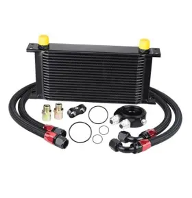Evkt01274s1bk Speedwow Tuning 19 Row Oil Cooler Kit 10an Transmission Engine British Radiator