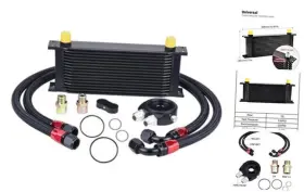 Kt00573bk-hw Speedwow Tuning 16 Row Oil Cooler Kit 10an Transmission Engine British Radiator