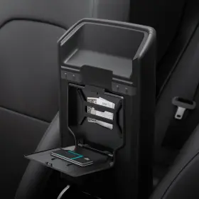 Acp07408 Spigen One-tap Hidden Storage Box For Tesla Model Y Juniper 2025/2026 And Mode