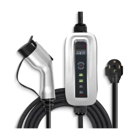 Cgb-j2-e26-24a Splitvolt Level 2 Adjustable Ev Charger 240v 26 Ft Cable Nema 14-30 Up T