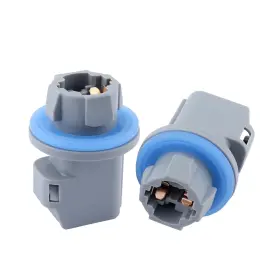 Zuo-1205 Stacool 2pcs License Plate Light Socket Compatible With 1.45x1.01x1.01 Inch Gray