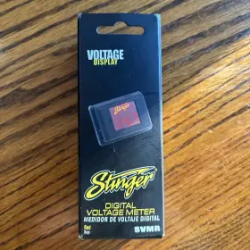Stinger 609098094399 Svmr Red Led Voltage Display Monitor System With Universal Mounting