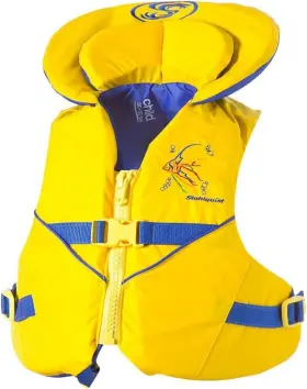 522328 Stohlquist Child Pfd Life Jacket 30 - 50 Lbs Yellow/blue