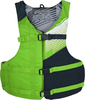 Stohlquist 882930237028 Fit Adult Life Jacket Us Coast Guard One Size Green/black