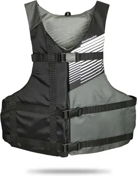 Stohlquist 882930237288 Kids Life Jacket 50-90 Lbs - Coast Guard Youth Black/grey