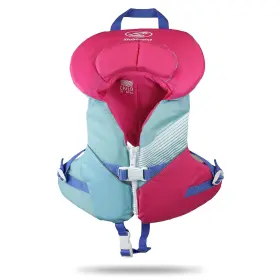 Qf1414121 Stohlquist Child Pfd Life Jacket - Aqua/pink 30-50 Lbs Lb