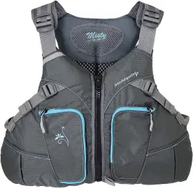 Qf2021041sm Stohlquist Misty Personal Flotation Device Small Grey