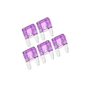 Kc240909007848for Strendier 5 Pcs Mini 3amp Apm/atm Universal Car Fuse Blade Style Fuses Short Circuit Pr