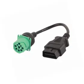Klanata7787 Strendier Heavy Duty Truck Scanner Cable 9 Pin Male Round Head For Cummins Diesel Engi