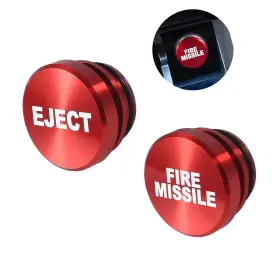 M14213 Strendier 2 Pack Billet Aluminum Car Cigarette Lighter Plug Replacement Eject Button F