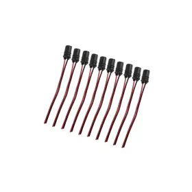 Tu005773f240909 Strendier 10pcs Car T10 194 Round Pre Wired Harness Female Socket For Led Bulbs Replace