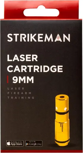 Lsr-001 Strikeman Dry Fire Laser Training Cartridge - Great For Target 9mm Yellow