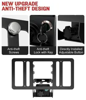 Rid0005 Sulythw Original Lockable Front License Plate Mount Holder For Tesla Model Y 2021 To #3