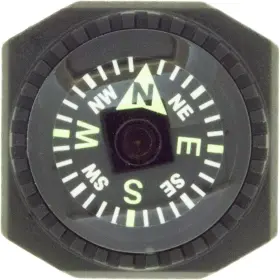 Sun Company 792758860004 Slip-on Wrist Compass - Easy-to-read For Watch Band Or #2