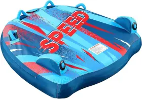 Sunrio 850059250044 Speed Towable Tubes For Boating 1-2/1-3 Riders Inflatable 1-2 Rider Blue