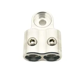Suprojdm 781509966706 Aluminum Alloy 1/0 Alternator Power Distribution Block Double Stainless Stee #2